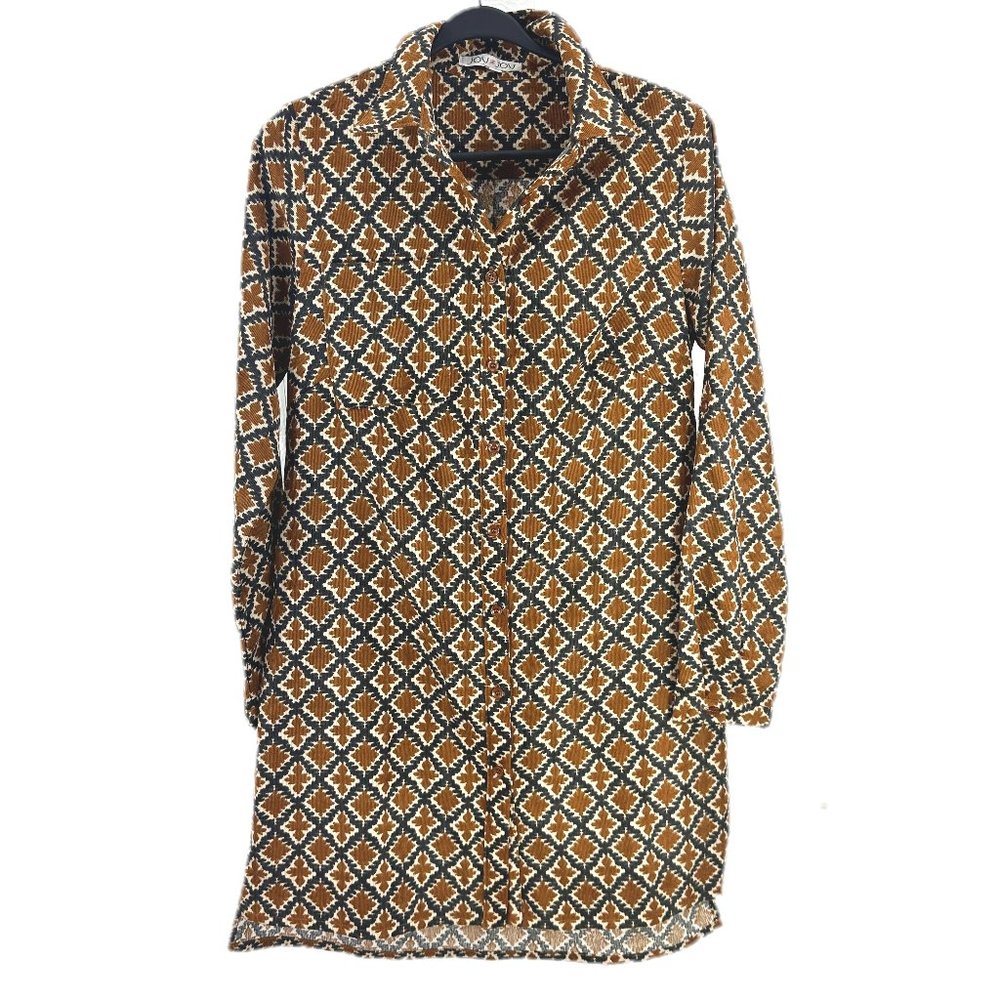 JOY JOY shirt dress or jacket excellent pre-owned condition - corduroy - SZ S
